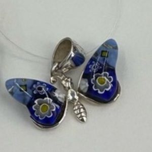 Murano butterfly pendant for @ifbirdscouldfly